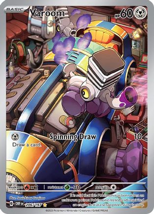 Varoom 206/197 - Holofoil Obsidian Flames