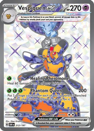Vespiquen ex 212/197 - Holofoil Obsidian Flames