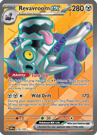 Revavroom ex 216/197 - Holofoil Obsidian Flames