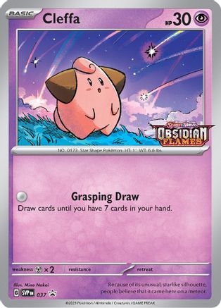 Cleffa (Prerelease) 037 - Holofoil SV Scarlet & Violet Promo Cards