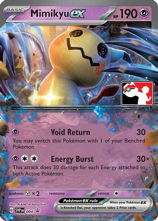 Mimikyu ex 004 - Holofoil Prize Pack Series Cards