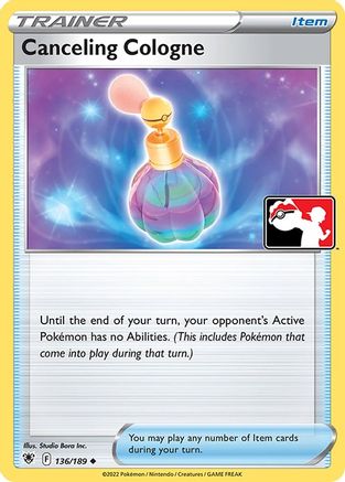 Canceling Cologne 136/189 - Holofoil Prize Pack Series Cards