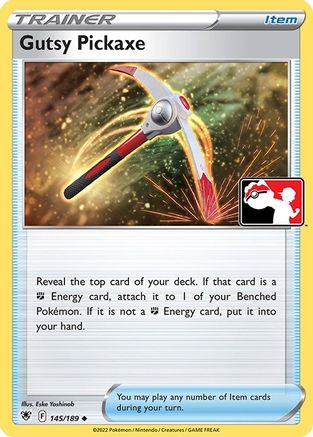 Gutsy Pickaxe 145/189 - Holofoil Prize Pack Series Cards
