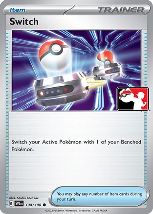 Switch 194/198 - Holofoil Prize Pack Series Cards