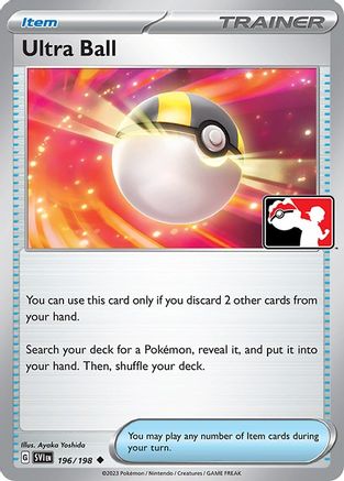 Ultra Ball 196/198 Prize Pack Series Cards