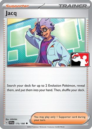 Jacq 175/198 - Holofoil Prize Pack Series Cards