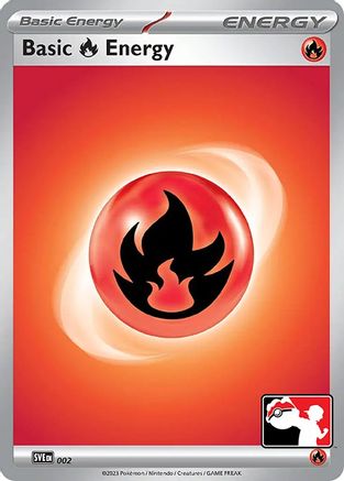 Basic Fire Energy 002 - Holofoil Prize Pack Series Cards