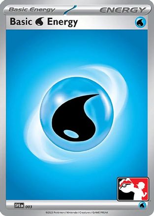 Basic Water Energy 003 - Holofoil Prize Pack Series Cards