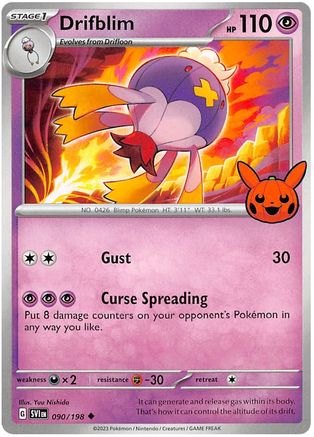 Drifblim 090/198 Trick or Trade BOOster Bundle 2023