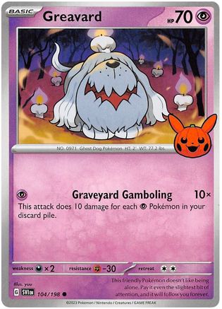 Greavard 104/198 Trick or Trade BOOster Bundle 2023