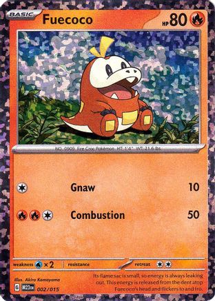 Fuecoco 002/015 - Holofoil McDonalds Promos 2023