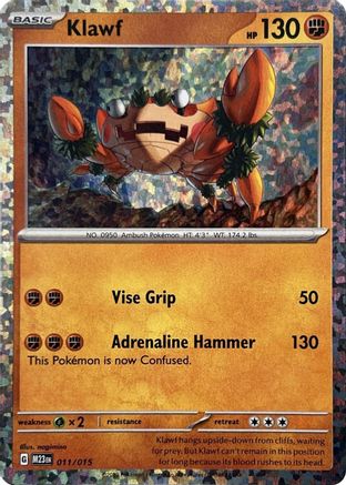 Klawf 011/015 - Holofoil McDonalds Promos 2023