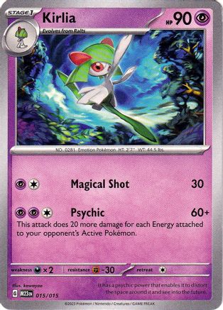 Kirlia 015/015 McDonalds Promos 2023