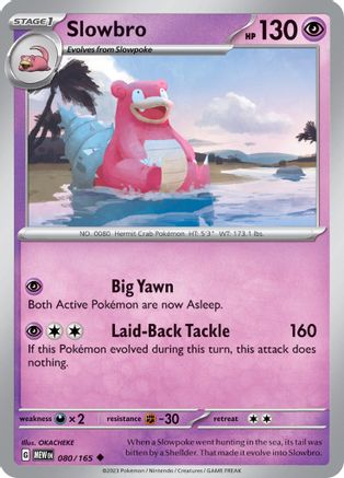 Slowbro 080/165 Scarlet & Violet 151 - Uncommon