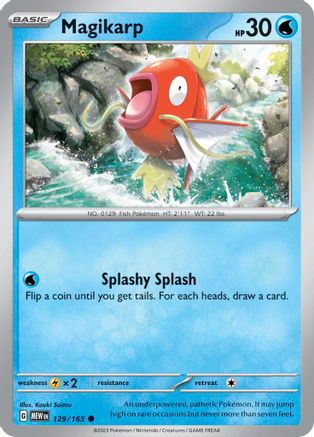 Magikarp 129/165 Scarlet & Violet 151 - Common