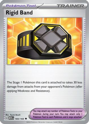 Rigid Band 165/165 - Reverse Holofoil Scarlet & Violet 151 - Uncommon