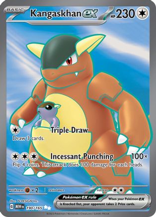 Kangaskhan ex 190/165 - Holofoil Scarlet & Violet 151