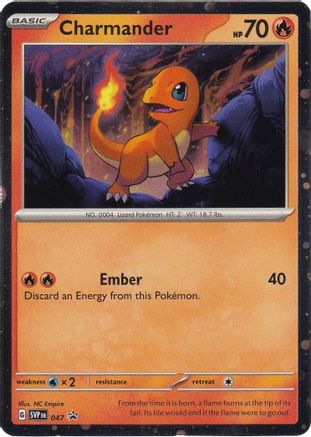 Charmander (Cosmos Holo) 047 - Holofoil SV Scarlet & Violet Promo Cards
