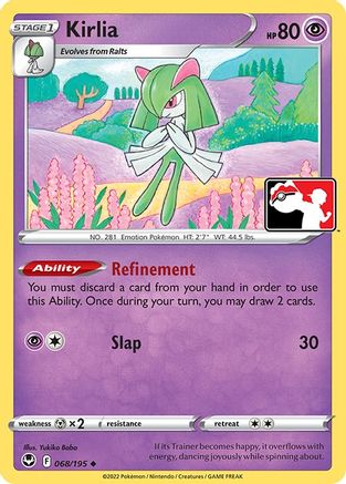 Kirlia 068/195 Prize Pack Series Cards