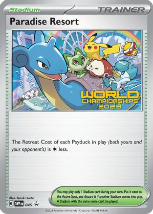 Paradise Resort (World Championships 2023) 045 SV Scarlet & Violet Promo Cards