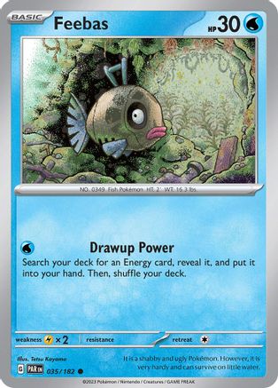 Feebas 035/182 - Reverse Holofoil Paradox Rift