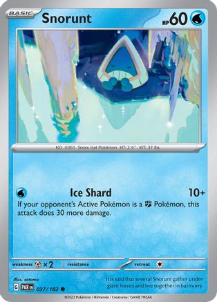 Snorunt 037/182 SV04 Paradox Rift