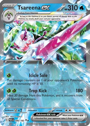 Tsareena ex 046/182 - Holofoil SV04 Paradox Rift