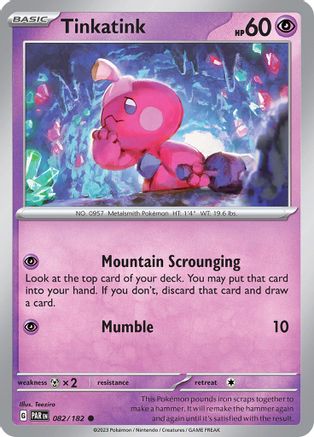 Tinkatink 082/182 Paradox Rift