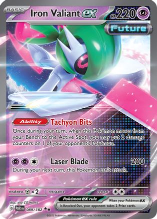 Iron Valiant ex 089/182 - Holofoil Paradox Rift