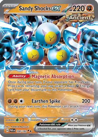 Sandy Shocks ex 108/182 - Holofoil Paradox Rift