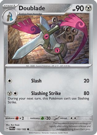 Doublade 132/182 - Reverse Holofoil Paradox Rift