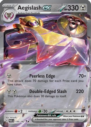 Aegislash ex 135/182 - Holofoil Paradox Rift