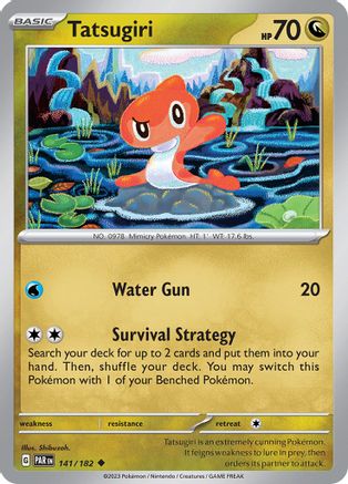 Tatsugiri 141/182 - Reverse Holofoil Paradox Rift