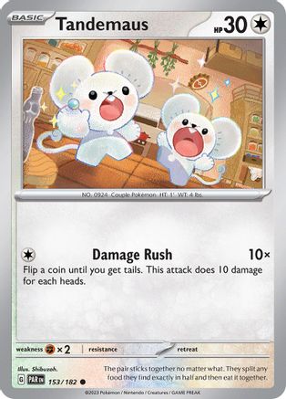 Tandemaus 153/182 - Reverse Holofoil Paradox Rift