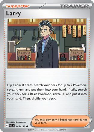 Larry 165/182 - Reverse Holofoil SV04 Paradox Rift