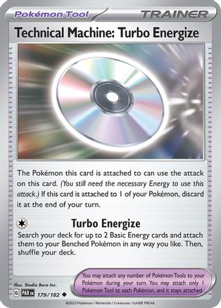 Technical Machine: Turbo Energize 179/182 - Reverse Holofoil SV04 Paradox Rift