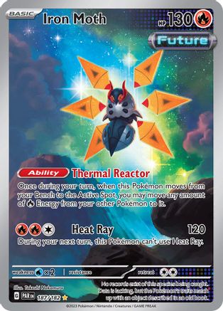Iron Moth 187/182 - Holofoil Paradox Rift