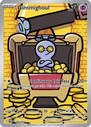 Gimmighoul 198/182 - Holofoil SV04 Paradox Rift