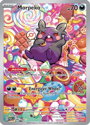 Morpeko 206/182 - Holofoil Paradox Rift