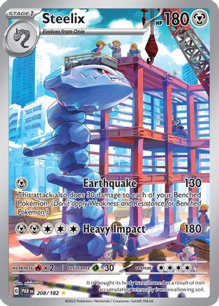 Steelix 208/182 - Holofoil Paradox Rift