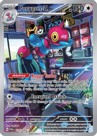 Porygon 214/182 - Holofoil Paradox Rift