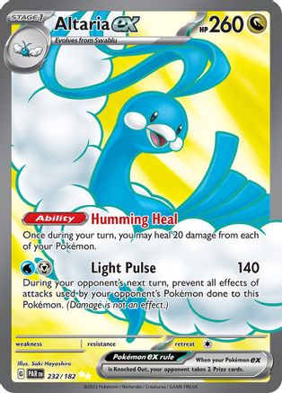 Altaria ex 232/182 - Holofoil Paradox Rift