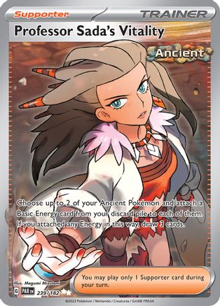 Professor Sada's Vitality 239/182 - Holofoil Paradox Rift