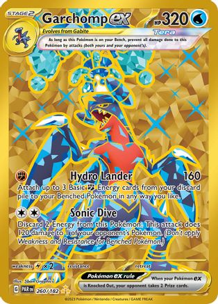 Garchomp ex 260/182 - Holofoil Paradox Rift