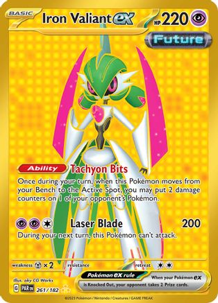 Iron Valiant ex 261/182 - Holofoil Paradox Rift
