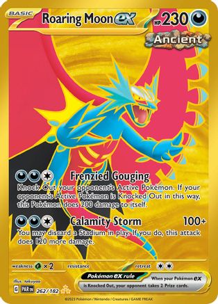 Roaring Moon ex 262/182 - Holofoil Paradox Rift