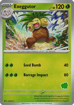 Exeggutor My First Battle