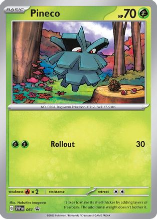 Pineco 061 - Holofoil SV Scarlet & Violet Promo Cards
