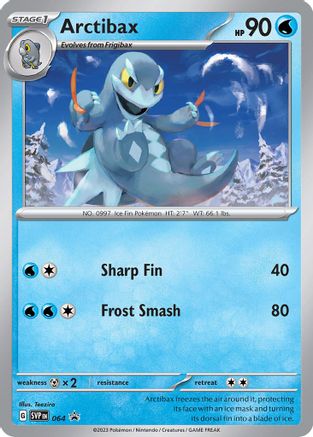 Arctibax 064 - Holofoil SV Scarlet & Violet Promo Cards