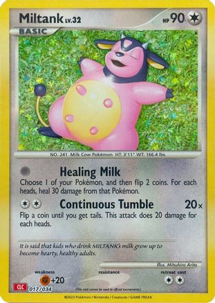 Miltank 017/034 - Holofoil Trading Card Game Classic